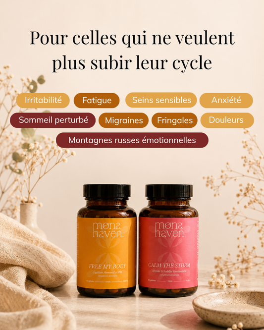 Duo Free & Calm - SPM, périménopause, TDPM, cycles irréguliers