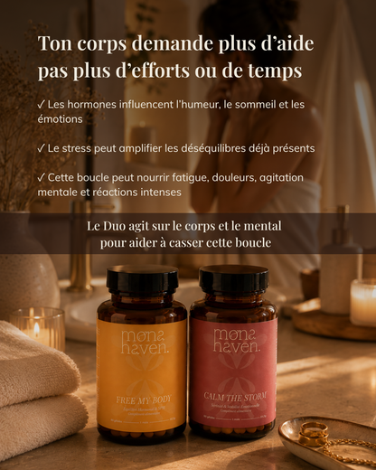 Duo Free & Calm - SPM, périménopause, TDPM, cycles irréguliers