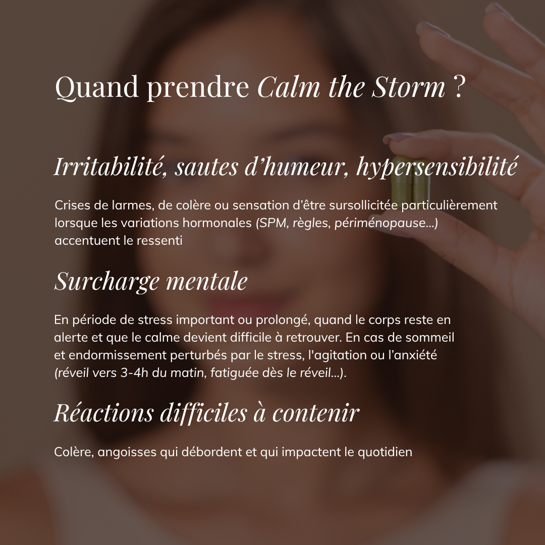Calm the storm - sérénité et stabilité émotionnelle
