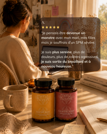 Duo Free & Calm - SPM, périménopause, TDPM, cycles irréguliers