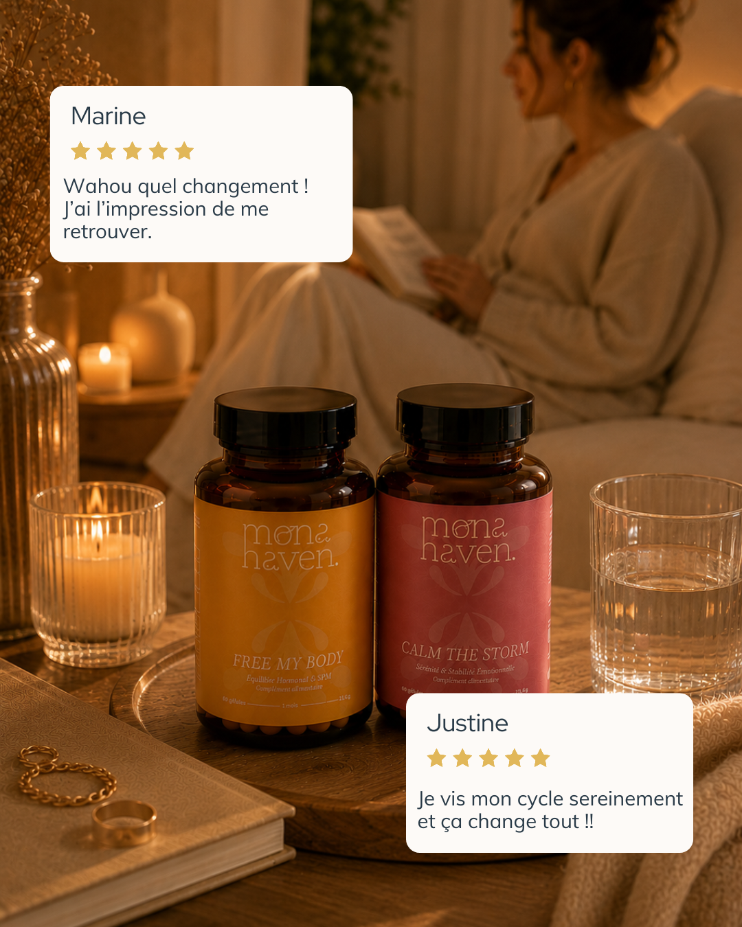 Duo Free & Calm - SPM, périménopause, TDPM, cycles irréguliers