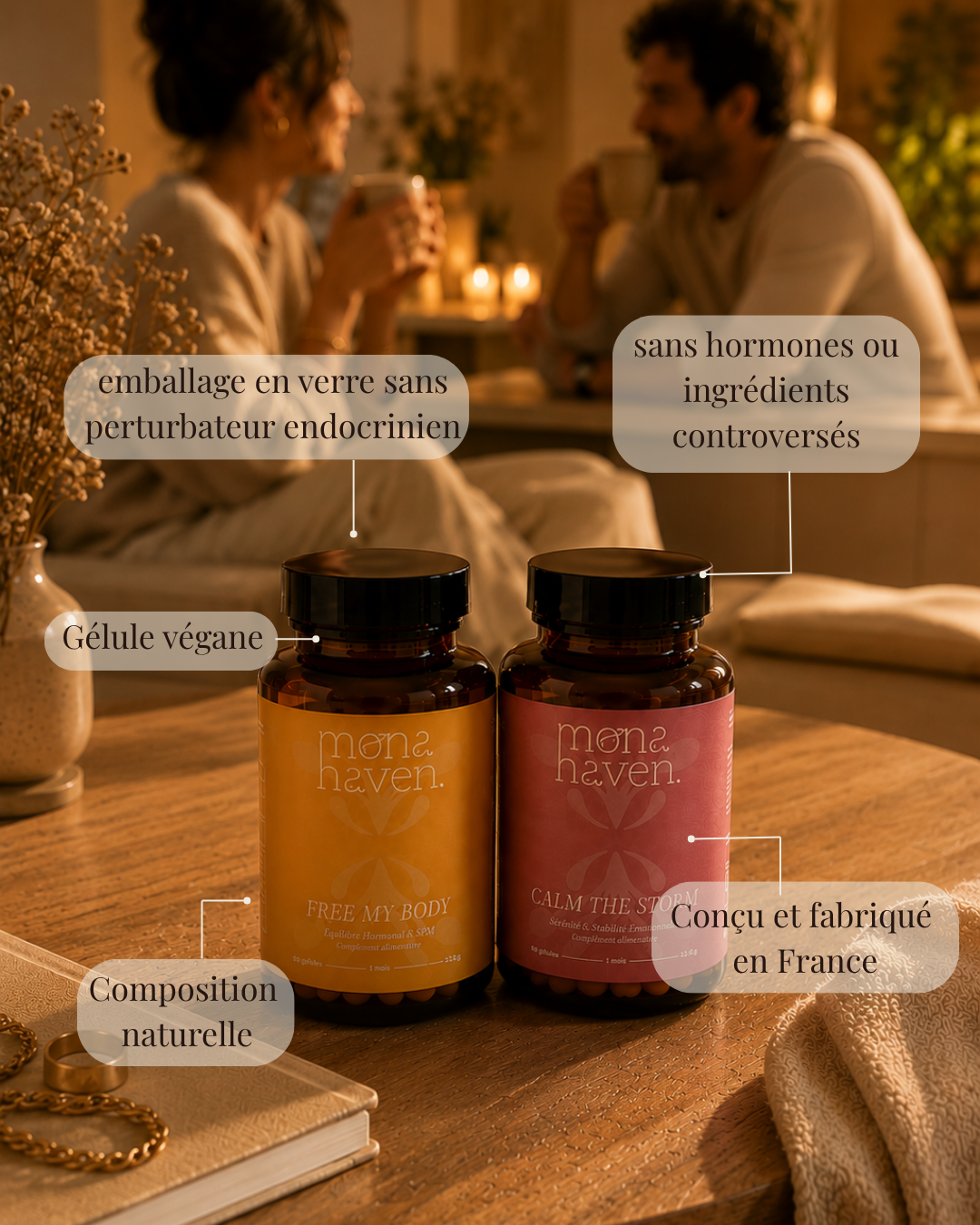 Duo Free & Calm - SPM, périménopause, TDPM, cycles irréguliers