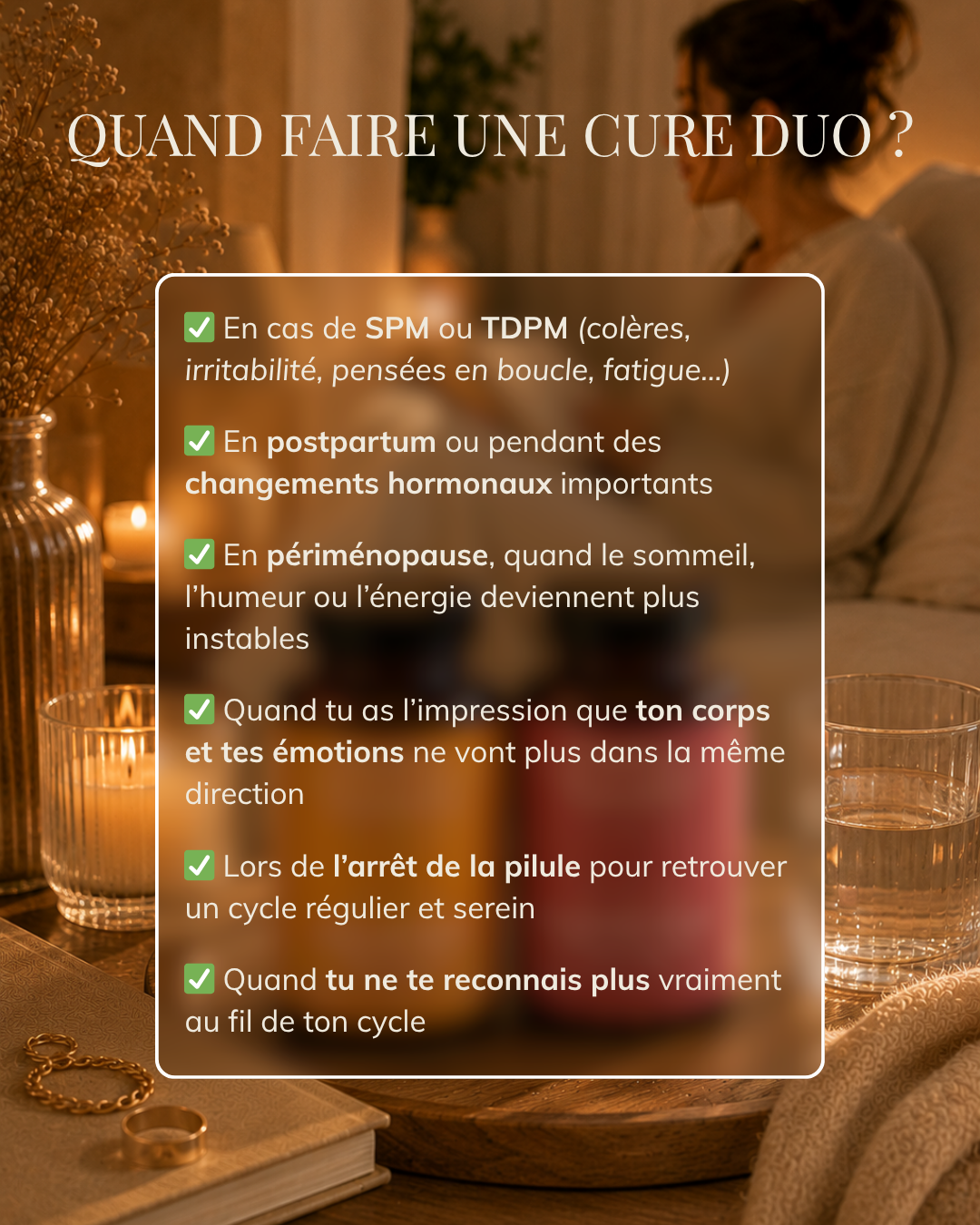 Duo Free & Calm - SPM, périménopause, TDPM, cycles irréguliers